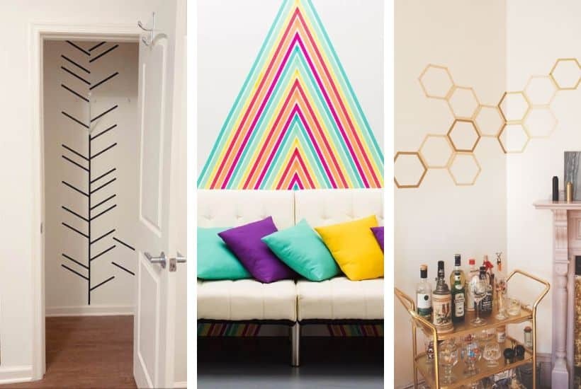 How to Make a Washi Tape Wall Mural
